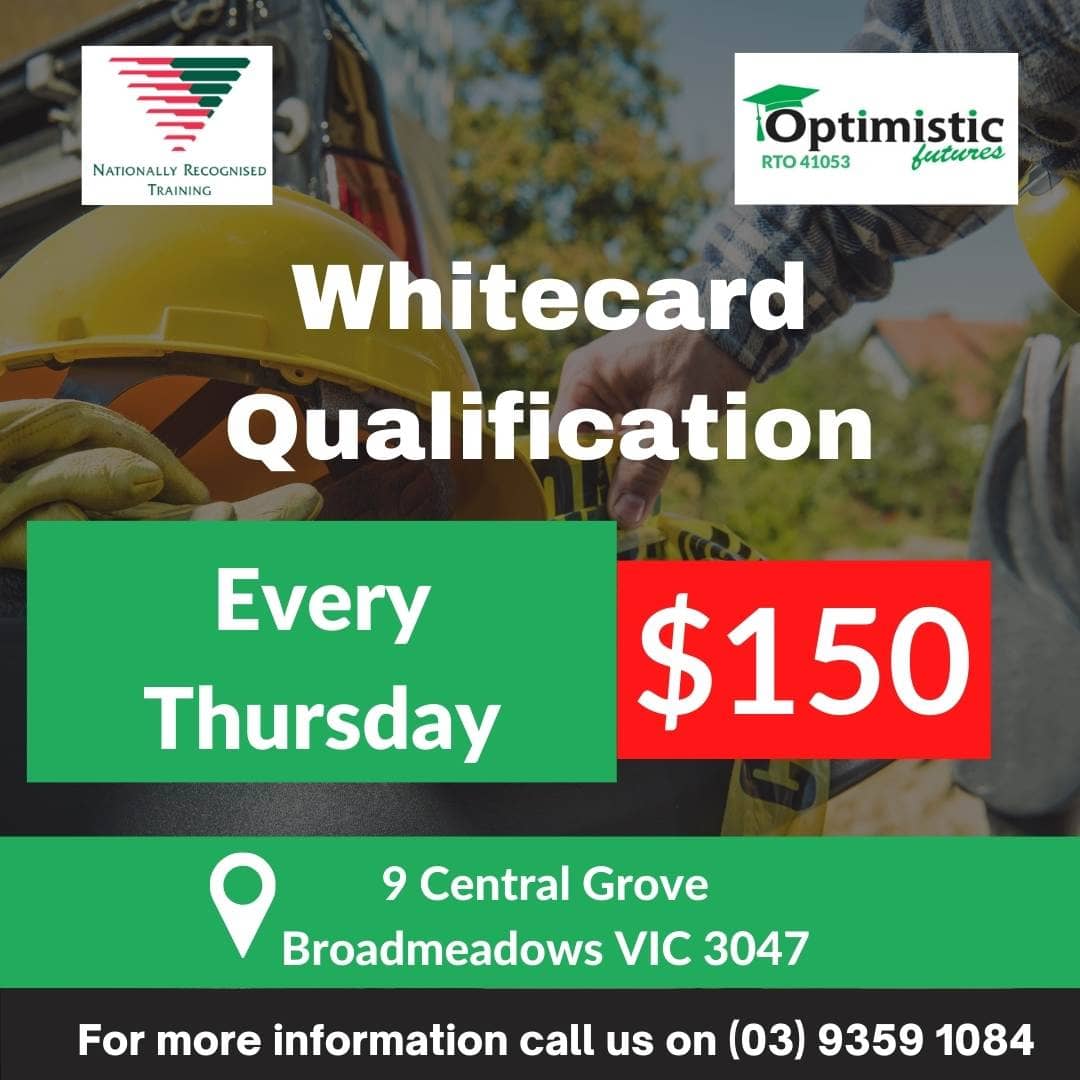 White Card Course Melbourne